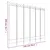 Produktbild 8 för Rumsavdelare 6 paneler vit 240x200 cm tyg