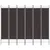 Produktbild 3 för Rumsavdelare 6 paneler brun 240x200 cm tyg