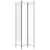 Produktbild 4 för Rumsavdelare 3 paneler vit 120x220 cm tyg