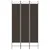 Produktbild 3 för Rumsavdelare 3 paneler brun 120x220 cm tyg