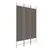 Produktbild 2 för  Rumsavdelare 3 paneler antracit 120x220 cm tyg