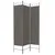 Produktbild 5 för  Rumsavdelare 3 paneler antracit 120x220 cm tyg