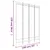 Produktbild 8 för  Rumsavdelare 4 paneler brun 120x220 cm tyg