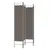 Produktbild 4 för Rumsavdelare 4 paneler antracit 120x220 cm tyg