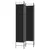 Produktbild 5 för  Rumsavdelare 4 paneler svart 120x220 cm tyg