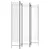 Produktbild 5 för  Rumsavdelare 5 paneler vit 200x220 cm tyg