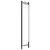 Produktbild 6 för  Rumsavdelare 5 paneler vit 200x220 cm tyg