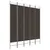 Produktbild 2 för  Rumsavdelare 5 paneler brun 200x220 cm tyg