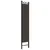 Produktbild 6 för  Rumsavdelare 5 paneler brun 200x220 cm tyg