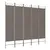 Produktbild 2 för Rumsavdelare 5 paneler antracit 200x220 cm tyg 