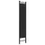 Produktbild 6 för Rumsavdelare 5 paneler svart 200x220 cm tyg