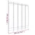 Produktbild 8 för Rumsavdelare 5 paneler svart 200x220 cm tyg