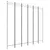 Produktbild 2 för Rumsavdelare 6 paneler vit 240x220 cm tyg