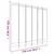Produktbild 8 för Rumsavdelare 6 paneler vit 240x220 cm tyg