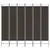 Produktbild 3 för Rumsavdelare 6 paneler brun 240x220 cm tyg
