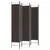 Produktbild 5 för Rumsavdelare 6 paneler brun 240x220 cm tyg