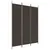 Produktbild 2 för  Rumsavdelare 3 paneler 150 x 200 cm brun tyg