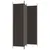 Produktbild 5 för  Rumsavdelare 3 paneler 150 x 200 cm brun tyg