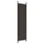 Produktbild 6 för  Rumsavdelare 3 paneler 150 x 200 cm brun tyg
