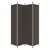 Produktbild 5 för  Rumsavdelare 4 paneler brun 200x220 cm tyg