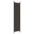 Produktbild 6 för  Rumsavdelare 4 paneler brun 200x220 cm tyg