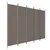 Produktbild 2 för Rumsavdelare 5 paneler antracit 250x220 cm tyg