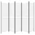 Produktbild 4 för Rumsavdelare 5 paneler vit 250x180 cm tyg