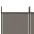 Produktbild 7 för Rumsavdelare 6 paneler antracit 300x180 cm tyg