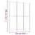 Produktbild 8 för Rumsavdelare 3 paneler vit 150x200 cm tyg