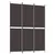 Produktbild 2 för Rumsavdelare 3 paneler 150 x 200 cm brun tyg