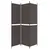 Produktbild 4 för Rumsavdelare 3 paneler 150 x 200 cm brun tyg