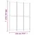 Produktbild 8 för Rumsavdelare 3 paneler 150 x 200 cm svart tyg