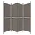Produktbild 5 för Rumsavdelare 4 paneler antracit 200x200 cm tyg
