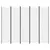 Produktbild 3 för Rumsavdelare 5 paneler vit 250x200 cm tyg