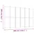 Produktbild 8 för Rumsavdelare 6 paneler antracit 300x200 cm tyg