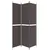 Produktbild 4 för Rumsavdelare 3 paneler 150x220 cm brun tyg