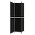 Produktbild 5 för Rumsavdelare 3 paneler 150x220 cm svart tyg