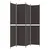 Produktbild 5 för Rumsavdelare 4 paneler brun 200x220 cm tyg