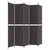 Produktbild 5 för Rumsavdelare 5 paneler brun 250x220 cm tyg