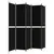 Produktbild 5 för Rumsavdelare 5 paneler svart 250x220 cm tyg