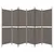 Produktbild 5 för Rumsavdelare 6 paneler antracit 300x220 cm tyg
