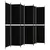 Produktbild 4 för Rumsavdelare 6 paneler svart 300x220 cm tyg