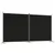 Produktbild 2 för Rumsavdelare 2 paneler 348x180 cm svart tyg