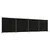 Produktbild 2 för Rumsavdelare 4 paneler svart 698x180 cm tyg