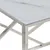 Produktbild 5 för Soffbord silver rostfritt stål och härdat glas