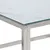Produktbild 4 för Soffbord silver rostfritt stål och härdat glas