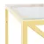 Produktbild 5 för Soffbord 110x45x45 cm rostfritt stål och glas