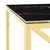 Produktbild 5 för Soffbord 110x45x45 cm rostfritt stål och glas