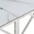 Produktbild 5 för Konsolbord silver rostfritt stål och härdat glas