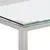 Produktbild 4 för Konsolbord silver rostfritt stål och härdat glas